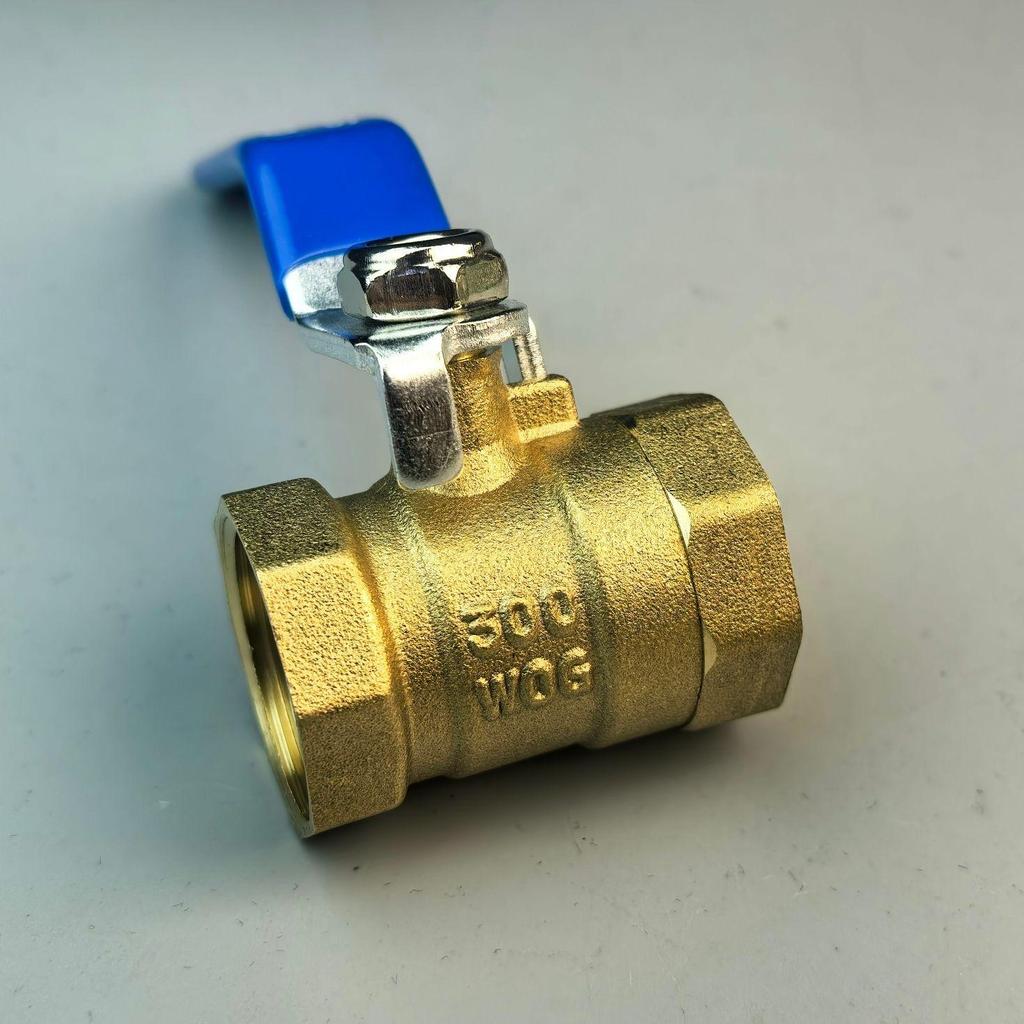 Brass Long Handle Ball Valve - Multi-Size (1/4" to 1") Pneumatic Tap with Internal/External Thread for Water Drain