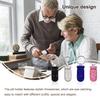 4 Pieces Aluminum Alloy Waterproof Pill Cases Dispenser Containers Airtight Piller Holder Organizer Health Care