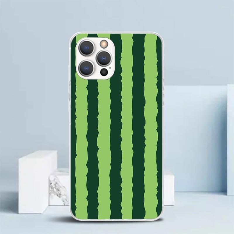 Wassermelone Sommerfrucht Handyhülle Für IPhone 16 17 Air 16E 15 14 Plus 13 Mini 12 11 Pro Max 7 8 + SE 2020 Weiche TPU Rückseite 1