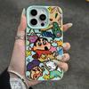 Crayon Shin Shirt Doodle Suitable for Apple 15 Promax Mobile Phone Case IPhone 14 New 13 Protective Case 12 Women's Model
