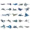 50 Fighter Jet Graffiti Stickers – Cool Military Designs for Suitcases & Phone Cases, Waterproof