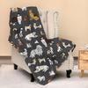 Cartoon animal patterns digital-printed polyester Bedroom velvet flannel soft sofa cover blanket Fleece cover blankets for beds