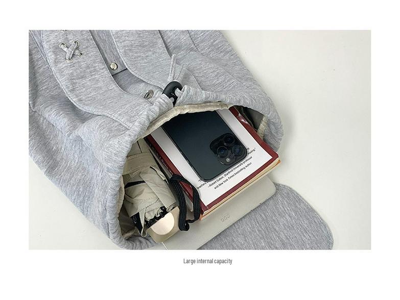 2025 Minimalist Lightweight Plaid Backpack - Large Capacity, Versatile for Students and Commute.