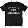 Liam Gallagher Who the T-shirt