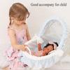 33cm Black Skin Reborn Girl Doll Full Vinyl Body Can Enter Water Simulation Baby Doll African Curly Hair Newborn Doll Children's Bath House Play Toy