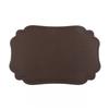 Manteles Individuales de PVC Resistentes al Calor con Bordes Decorativos Festoneados Estilo Nórdico para Decoración Festiva, Fiestas, Comidas Diarias