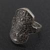 Game Dark Souls Ring Black Red Sapphire Vintage Style Ring Adjustable Metal Rings For Women Men Cosplay Jewelry Accessories Gift