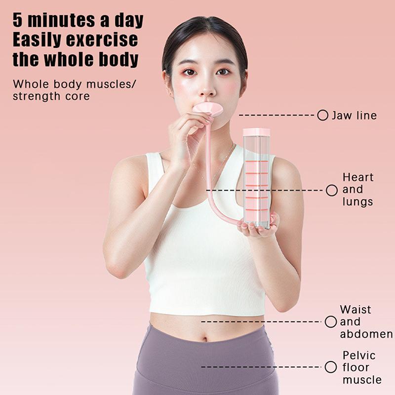 Breathing Exercise Device – Abdominal Muscle Trainer & Lung Capacity Enhancer, Suitable For Men, Women & Adults