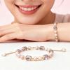 French Retro Pearl & Crystal Bracelet - Luxurious, High-End Design for Girls; Perfect Best Friend Accessory.