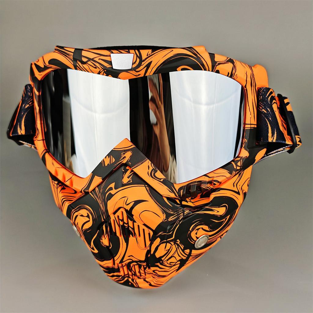 Moto Snow Goggles Mask UV400 Outdoor Riding Men's Windproof Sand Goggles Helmet Mask Mask