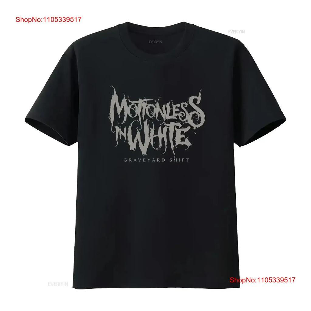 Herren Motionless In White Graveyard Shift Slim Fit T-Shirt X Large Schwarz vintage Gewaschen Lässig