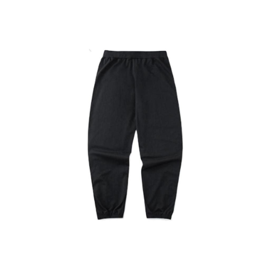 Anta Heart Bear Print Lightweight Button Pants Women Pants Black 162228335-1