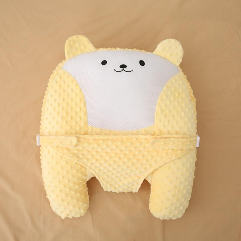 Cartoon Baby Support Pillow for Newborns Helping Relieve Gas and Colic Soft & Breathable Mood Comforting Doll Toy