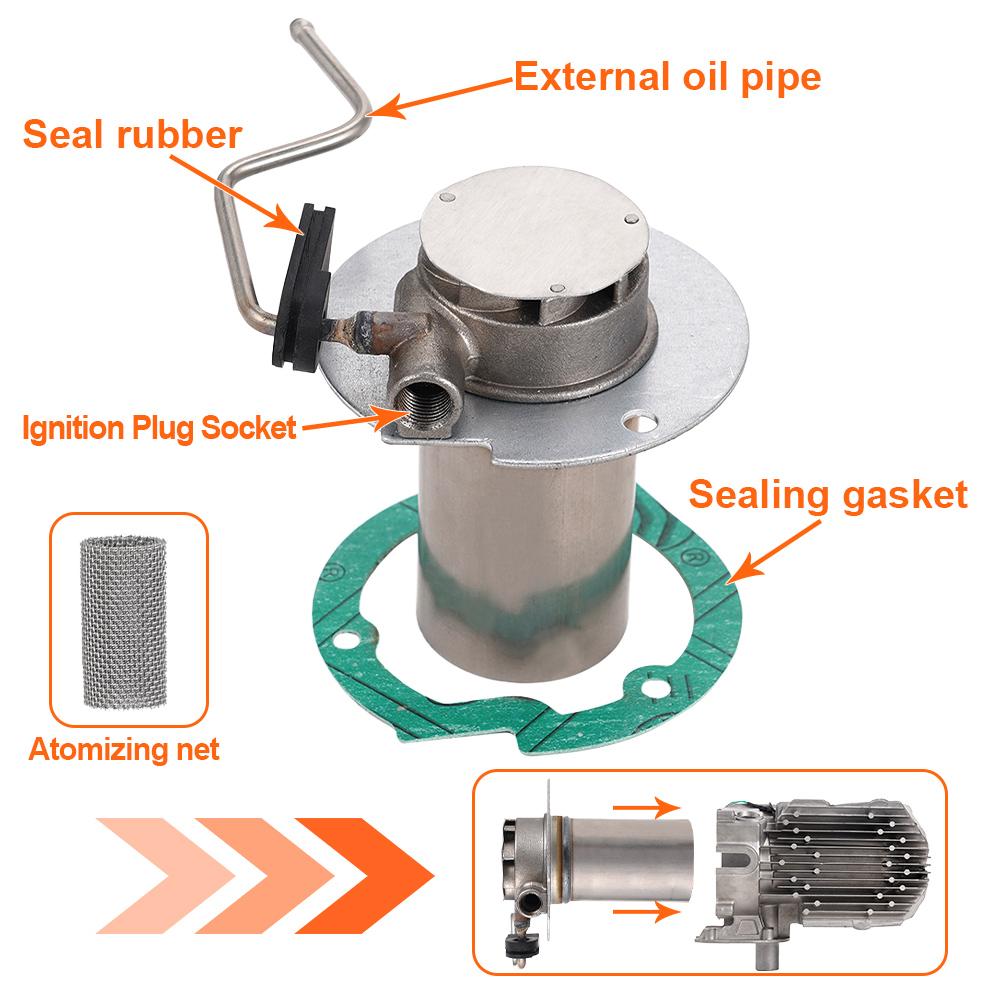 2KW Standheizungs Brenner Einsatz Fackeln Brennkammer Brennkammer Mit Dichtung Für Eberspacher Airtronic D2 252069100100
