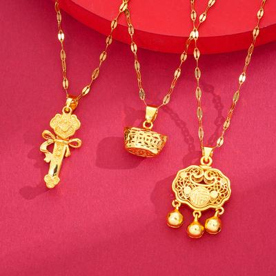 Collier, Petit Lingot, Fermoir de Sécurité, Pendentif Fermoir Accessoires