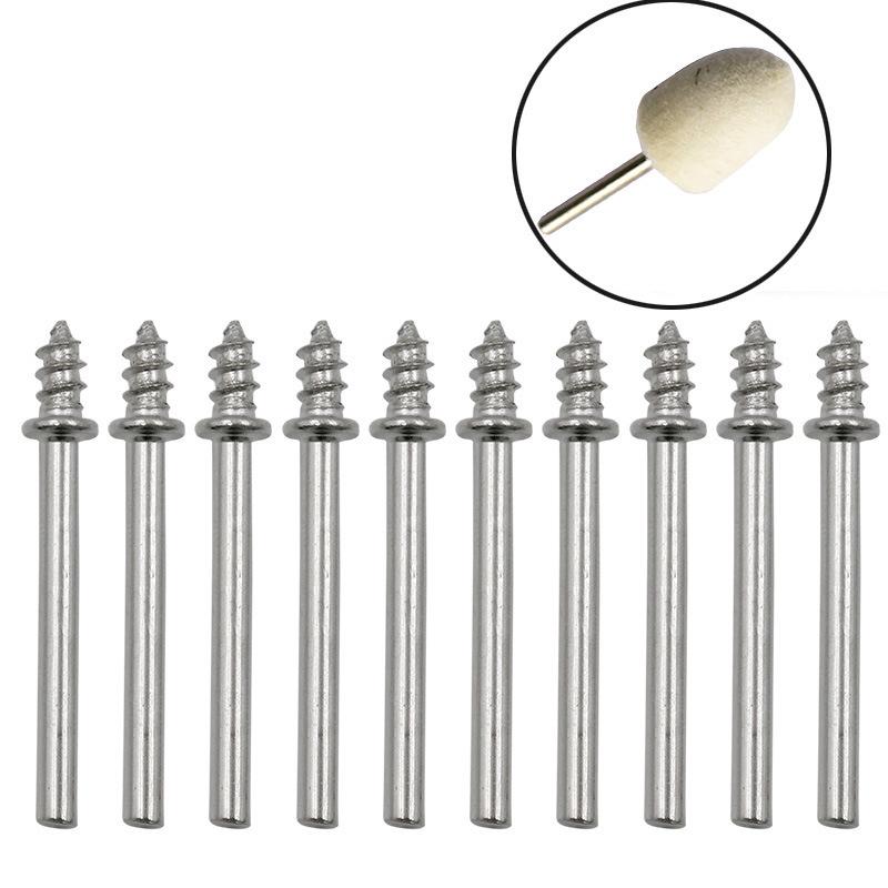 Electric Grinder Wool Wheel Set: Self-tapping Extension Rod with 3.17mm Shank
