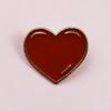Red Love Heart Alloy Brooch - Creative, Versatile Accessory for Clothing, Hats, Backpacks, and More.