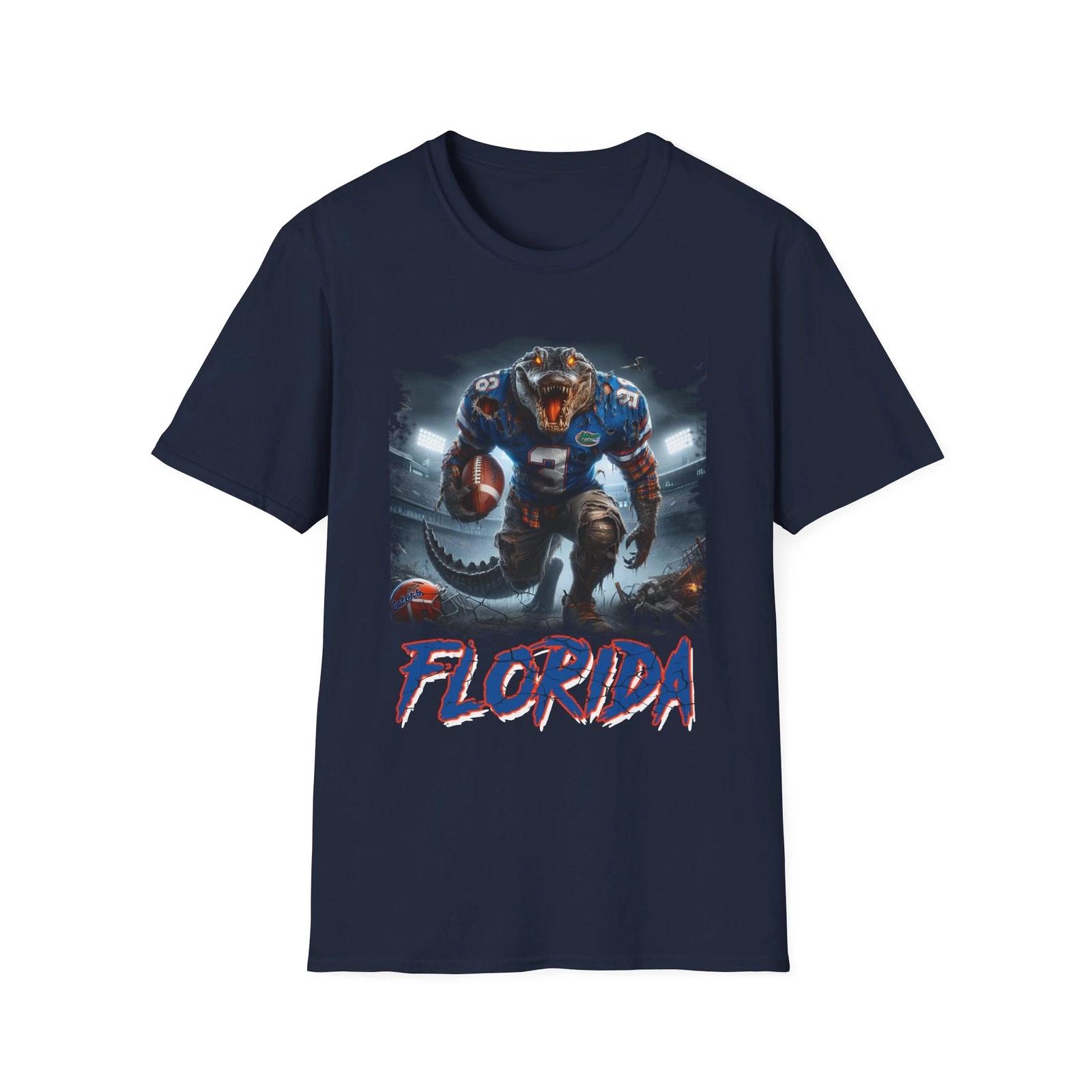 Men s and Women s T-shirts Fear the Swamp - Florida Gators Horror Mashup T-Shirt XXXXL