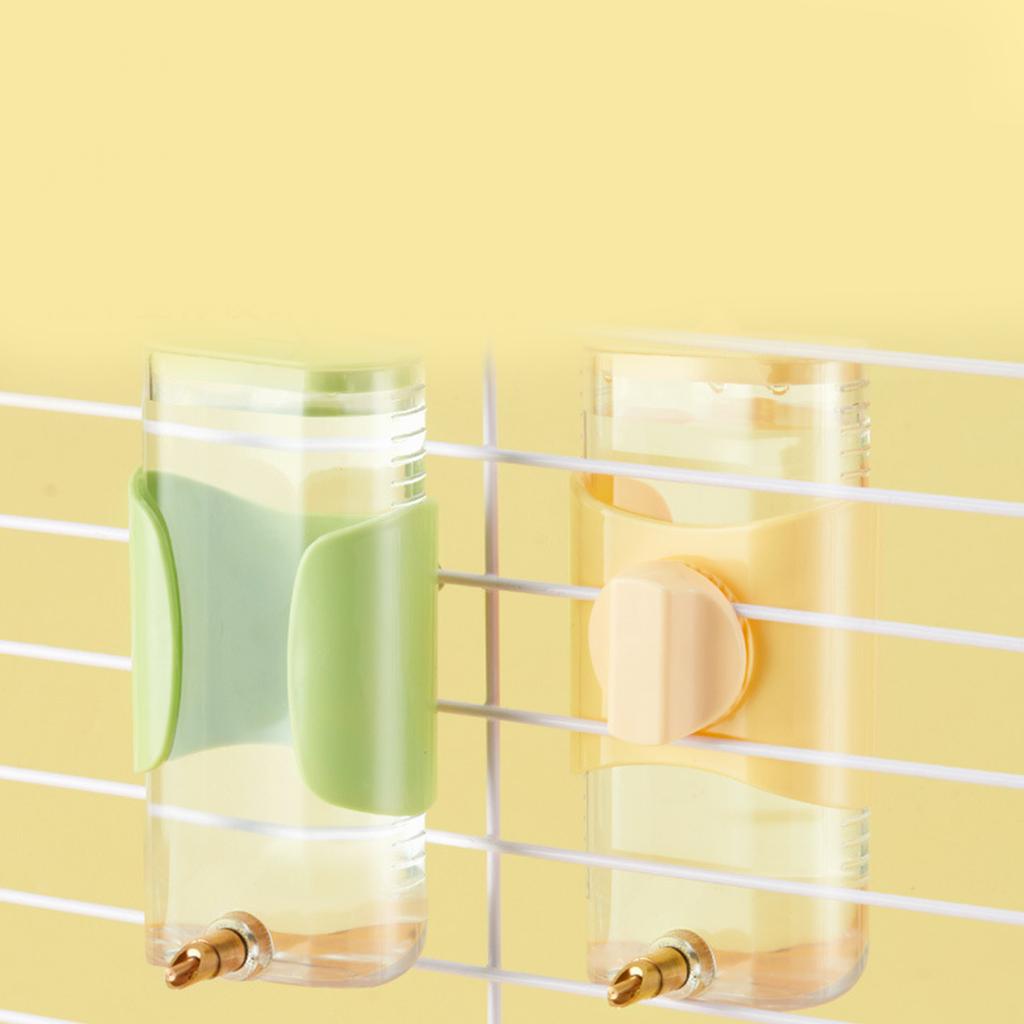 300ml Vogelwasserflasche Aufhängbarer Käfig-Wasserspender Tränke Papagei Kleintier Trinknippel-Typ Vogeltränke