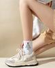 Women's Trendy Christmas Mid-Calf Cotton Socks: Sweat-Absorbing, Odor-Resistant, Non-Slip Cartoon Design, Perfect for Autumn/Winter.