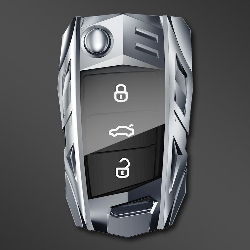 Car Key Case Cover for Volkswagen VW Golf 7 Gti Mk7 R Touran Skoda Octavia 3 Superb Karoq Kodiaq Seat Leon Mk3 Ateca Accessories