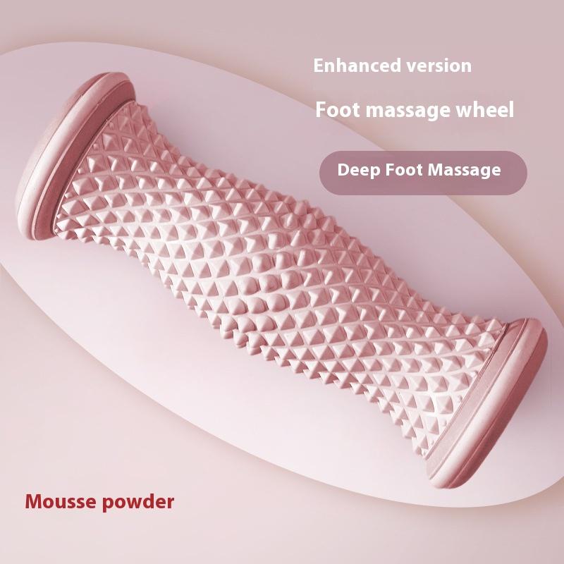 

Массажер для ног Массажный ролик Ролик для ног Подошвенная акупрессура Расслабление мышц Массажер для ног Шиацу Инструменты для массажа и формирования икр розовый