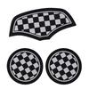 3Pcs Union Jack Car Cup Coffee Cushion Storage Auto Non-slip Mat Pad Accessories For Mini Cooper Clubman F55 F56 F60 F54 F57