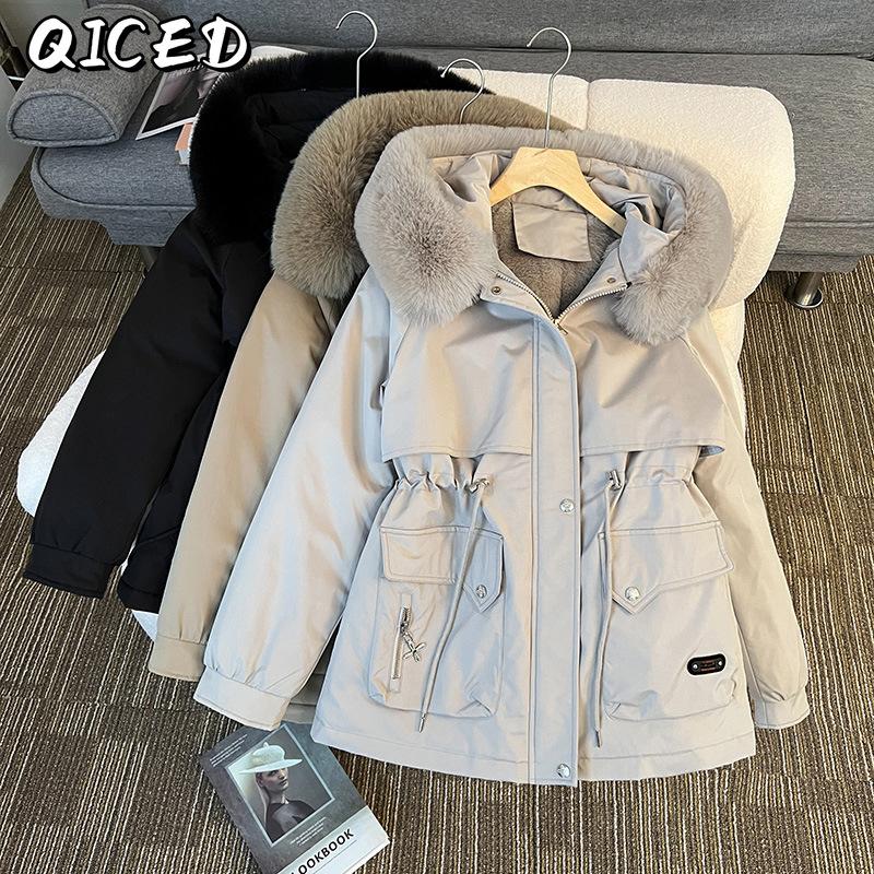 Moda feminina casual outono inverno cor sólida estampa manga comprida jaquetas e casacos casacos de plumas