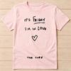 Its Friday Im In Love The Cure Music  Unisex T Shirts Cotton Unisex T Shirt Heavy Cotton T Shirts for Unisex Slim Fit Tshirt