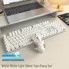 Pioneer Silent Mechanical-Feel Keyboard and Mouse Set for Girls - Wired for Office and Gaming