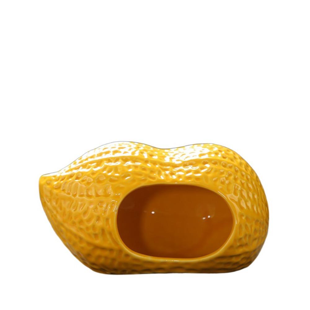 

Cooling Hamster Nest Ceramic Hamster Bed Pet Supplies Pet Hiding House Desktop Ornament золотой