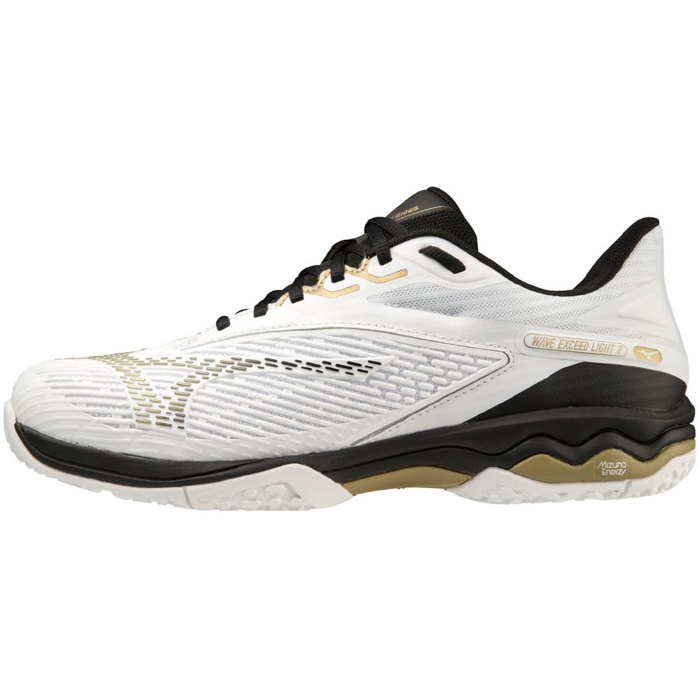 

Tennis Shoes Wave Exceedrite 2 OC White x Gold x Black cm 4E [Mizuno] 28.5