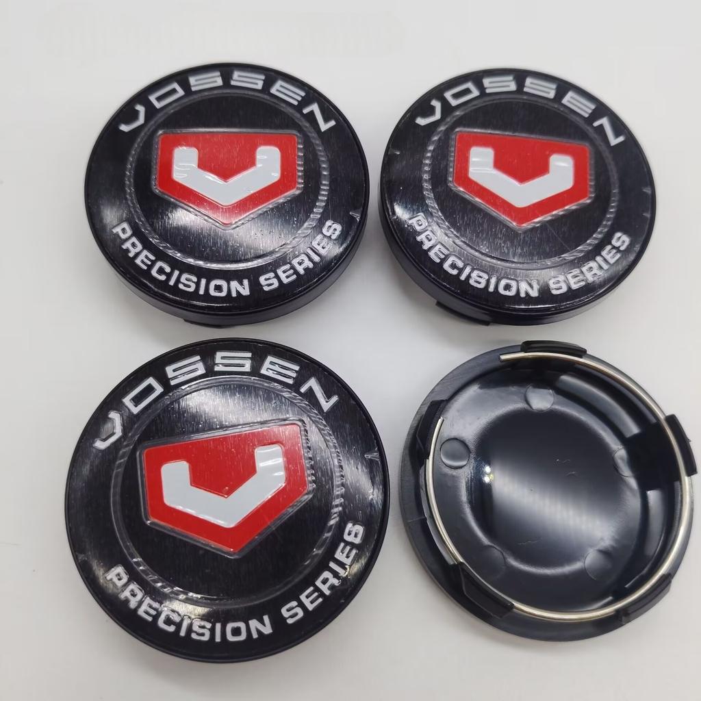 4pcs 58mm Vossen Wheels Center Hub Caps Auto Rims Dust Cover For VOSSEN Precision Series Logo Emblem Badge Car Tire Accessories
