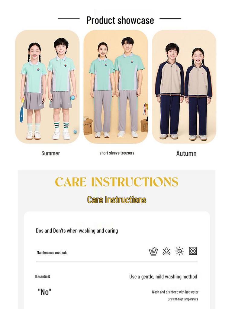 Uniseksowy zestaw sportowy w szkole miejskiej Yichun na wiosnę i jesień