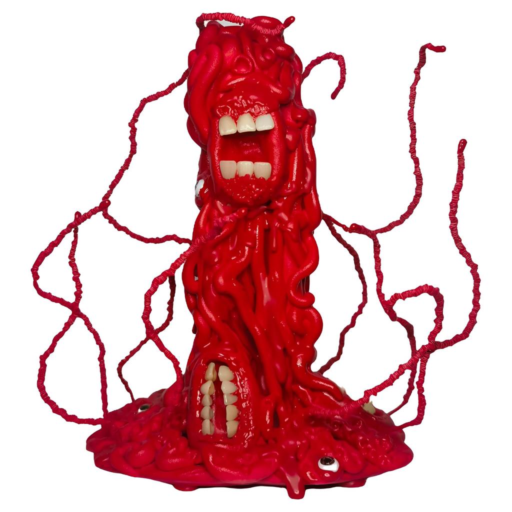 AIEK 1/12 Scale Genbu Machine Girl Head, Weapon, Otherworldly Tool, Bizarre Tentacles, Handmade Resin Painted, DIY Magical Modification, Base