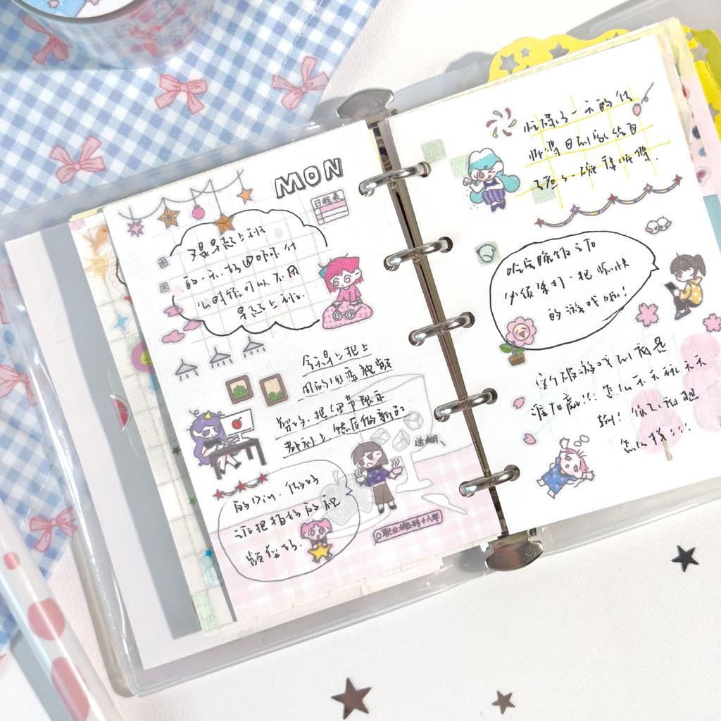 5*320cm Ins Style Cute Y2K Washi Tape Decorative Adhesive Tapes Journal Supplies Washi tape Scrapbooking Stickers Masking Tape