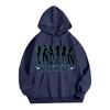Unisex Lightweight Long-Sleeve Printed Hooded Pullover Sweatshirt