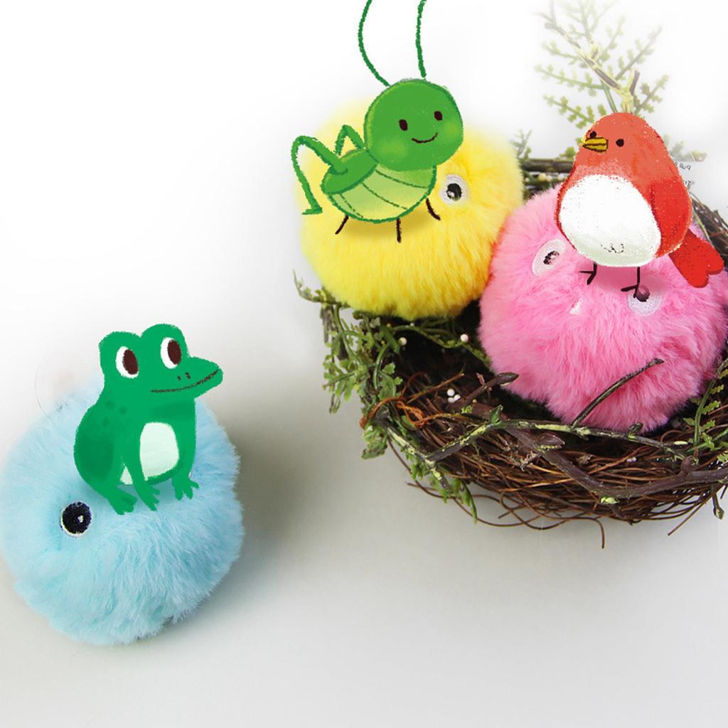 Cat Ball Toy Interactive Funny Touch Induction Bite Resistance Teeth Grinding Animal Sounds Cat