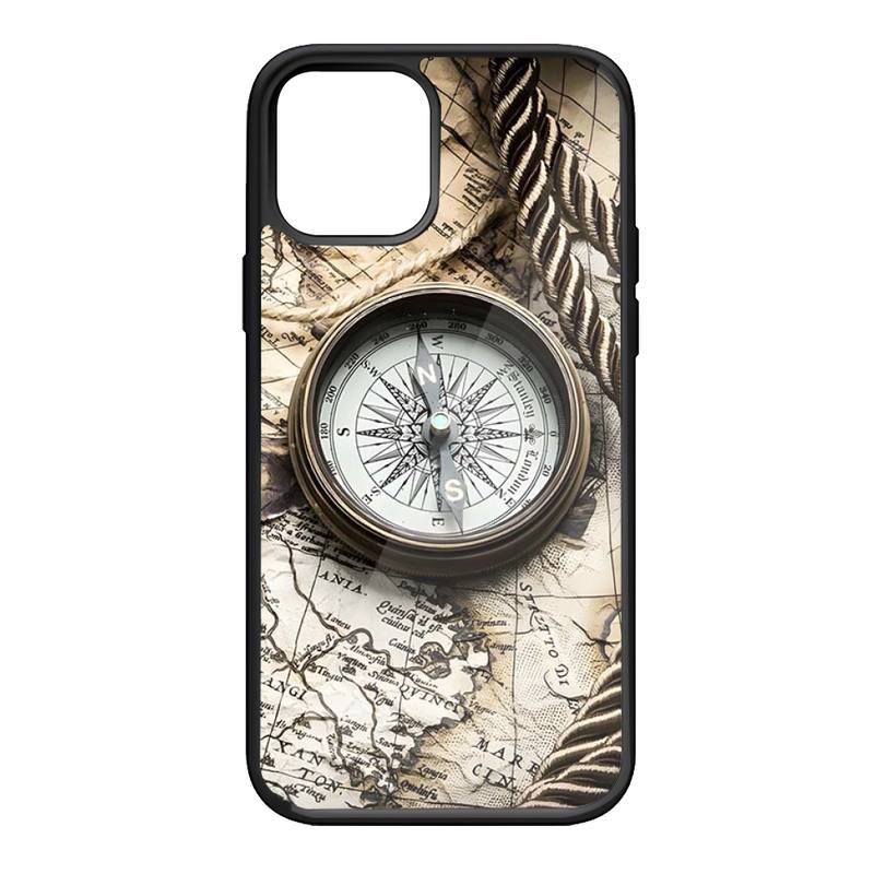 Compass Phone Case For Samsung S7 S8 S9 S10 S20 S30 Edge Plus Note 7 5 8 9 10 20 Pro Shell Silicone PC+TPU Cover