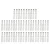 50 Pcs Air Conditioning Hose Barb Fitting Aluminum Pipe Connector Universal Fit for Car Truck Engineering Modification