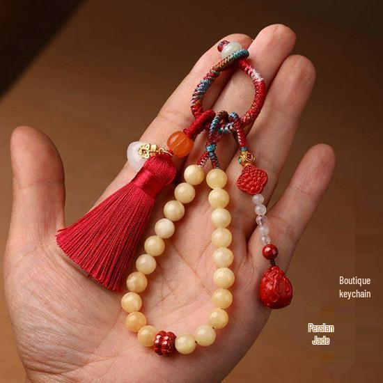 Artistic Knitted Phone Lanyard - Versatile Neck, Wrist & Chain Design