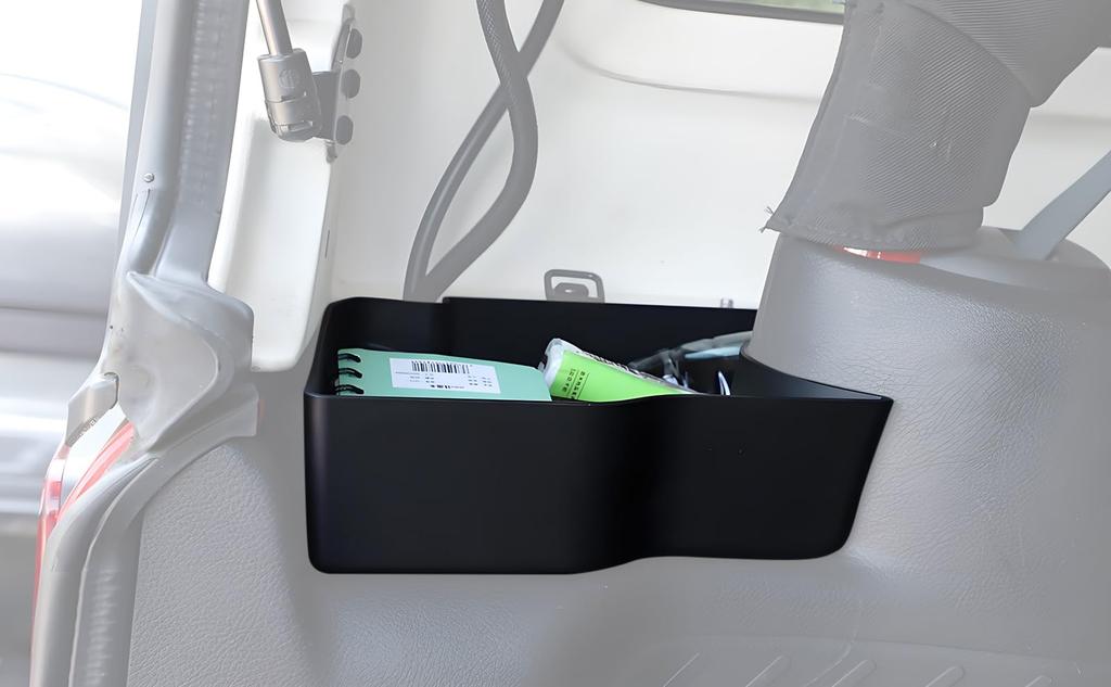 YOCTM Trunk Side Storage Boxes for Jeep Wrangler JK 2012 2013 2014 2015 2016 Customizable Tail Side Storage Convenient Black of (2011 2017), Box,