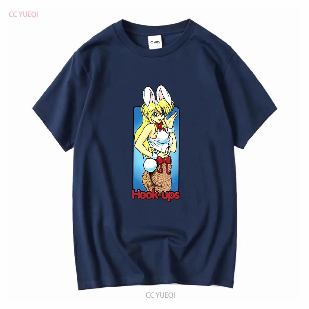 Hookups Skateboard Sexy Häschen-Mädchen T-Shirt S 4XL lange oder kurze Ärmel Vintage gewaschen Vielseitig Mode Leicht lässig Mann