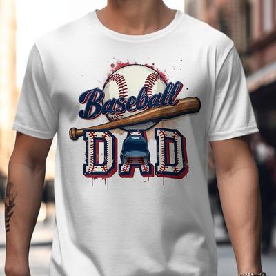Baseball Dad T-Shirt, Dad and Baseball Fan Gift, Father's Day Gift Idea,  #26 Unisex T-Shirt