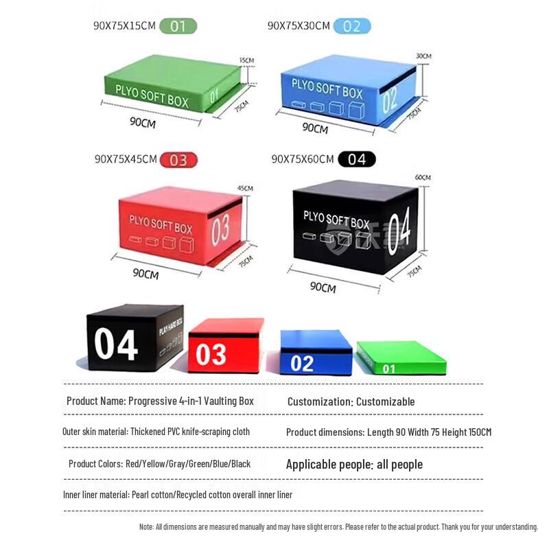 Soft Plyometric Jump Box Set