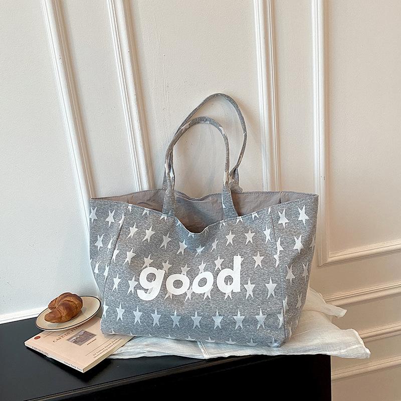 Tote Bag - A Relaxed and Stylish Large Capacity Multi-purpose Casual Shoulder Bag That Goes Well with Any Outfit.