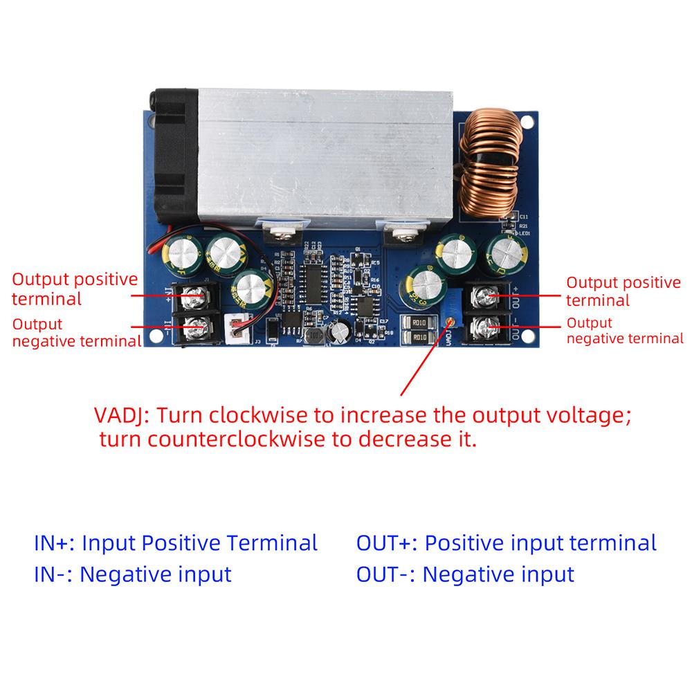Buck Converter 600W 25A DC-DC 12V-75V TO 5V 19V 21V 24V 48V Adjustable buck converter Step-Down Power Module DIY Buck Regulator