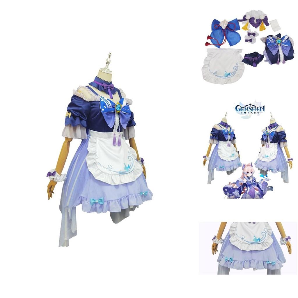 Genshin Impact Kokomi Sangonomiya Halloween Uniform Cosplay Costume