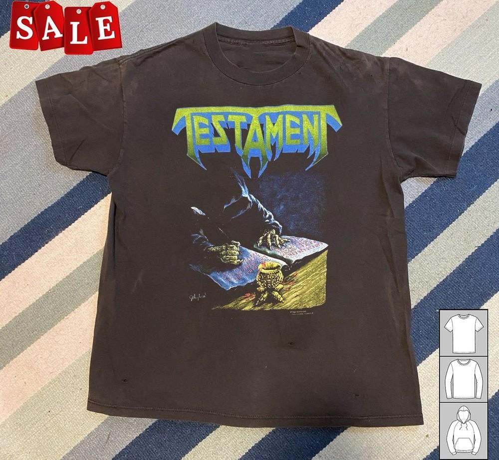 Hot Testament Metal Band Gift For Fans Unisex All Size TShirt LW974 Unisex T-Shirt S