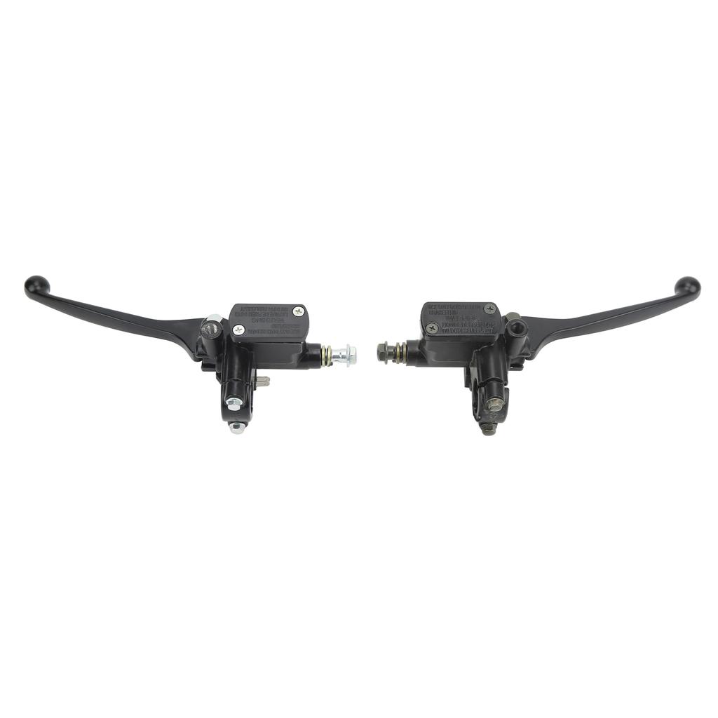 1 Pair 22mm/0.87in Brake Clutch Master Cylinder Lever Black for Gy6 50cc 110cc 125cc 150cc 250cc Scooter